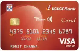 ICICI Bank HPCL Coral Visa Credit Card