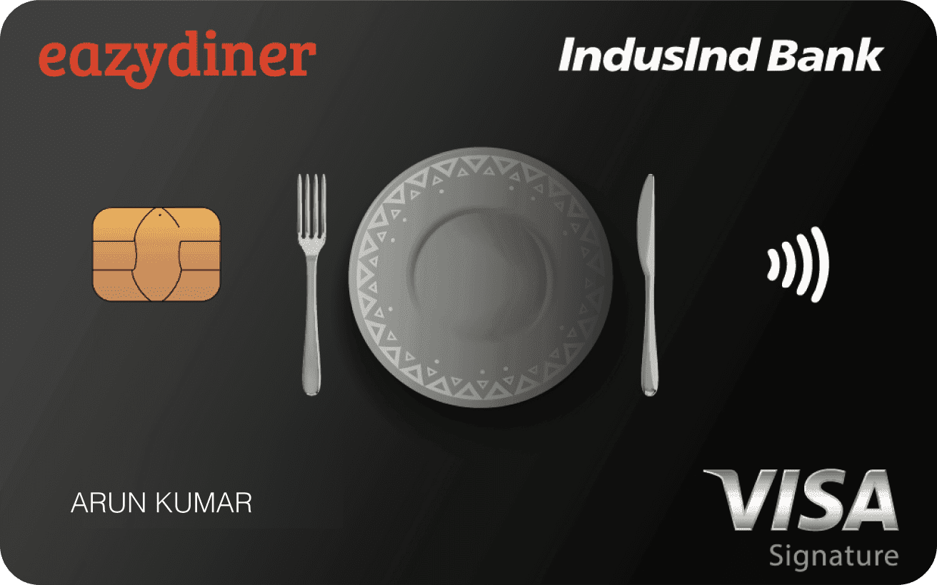 EazyDiner IndusInd Bank Credit Card