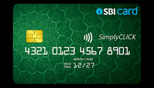 SimplyCLICK SBI Card